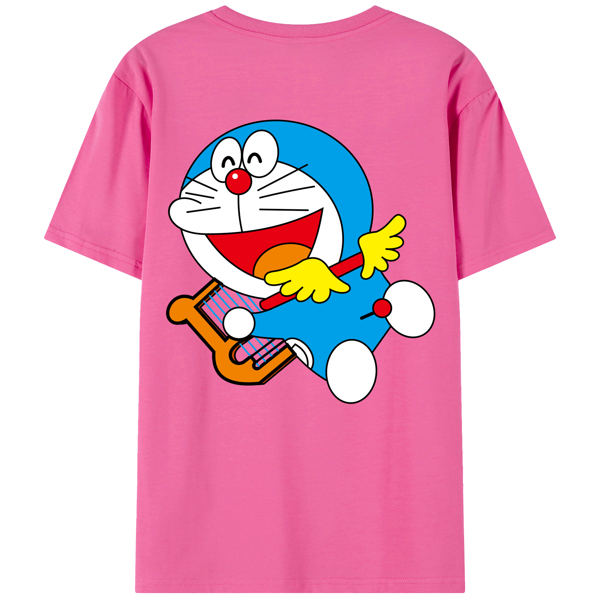 （画像用） ドラえもん Doraemon レディース半袖Tシャツ(バックプリント)